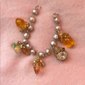 “Miriam Haskell” charm bracelet